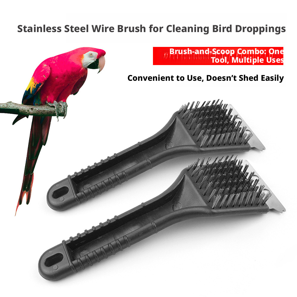 Main product image of Brass Wire Brush for Bird Dropping Cleaning, 1-Pack