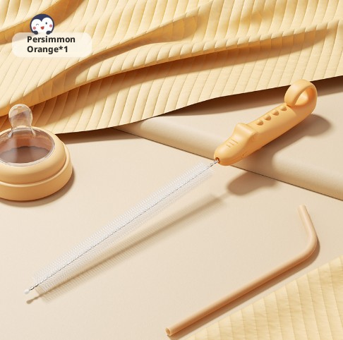 Main product image of Straw Cleaning Brush, Orange, for Commercial and Industrial Applications
