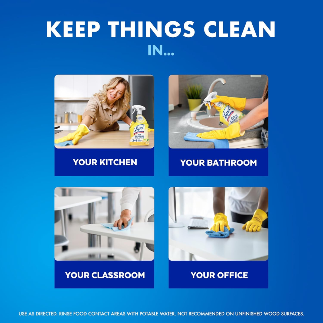 Main product image of Disinfecting All-Purpose Cleaner Spray, 32 Fl Oz, Lemon Scent
