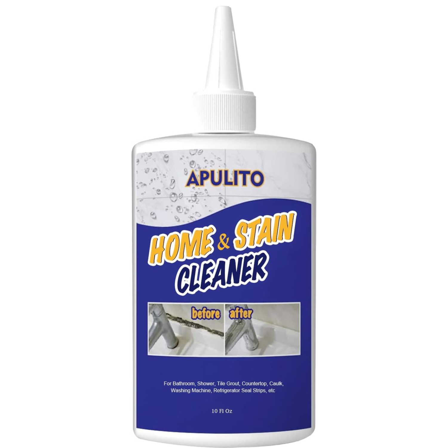 Main product image of Cleaner Gel, 10 fl oz, for Bathroom & Kitchen Tile, Grout, Sinks, Countertops