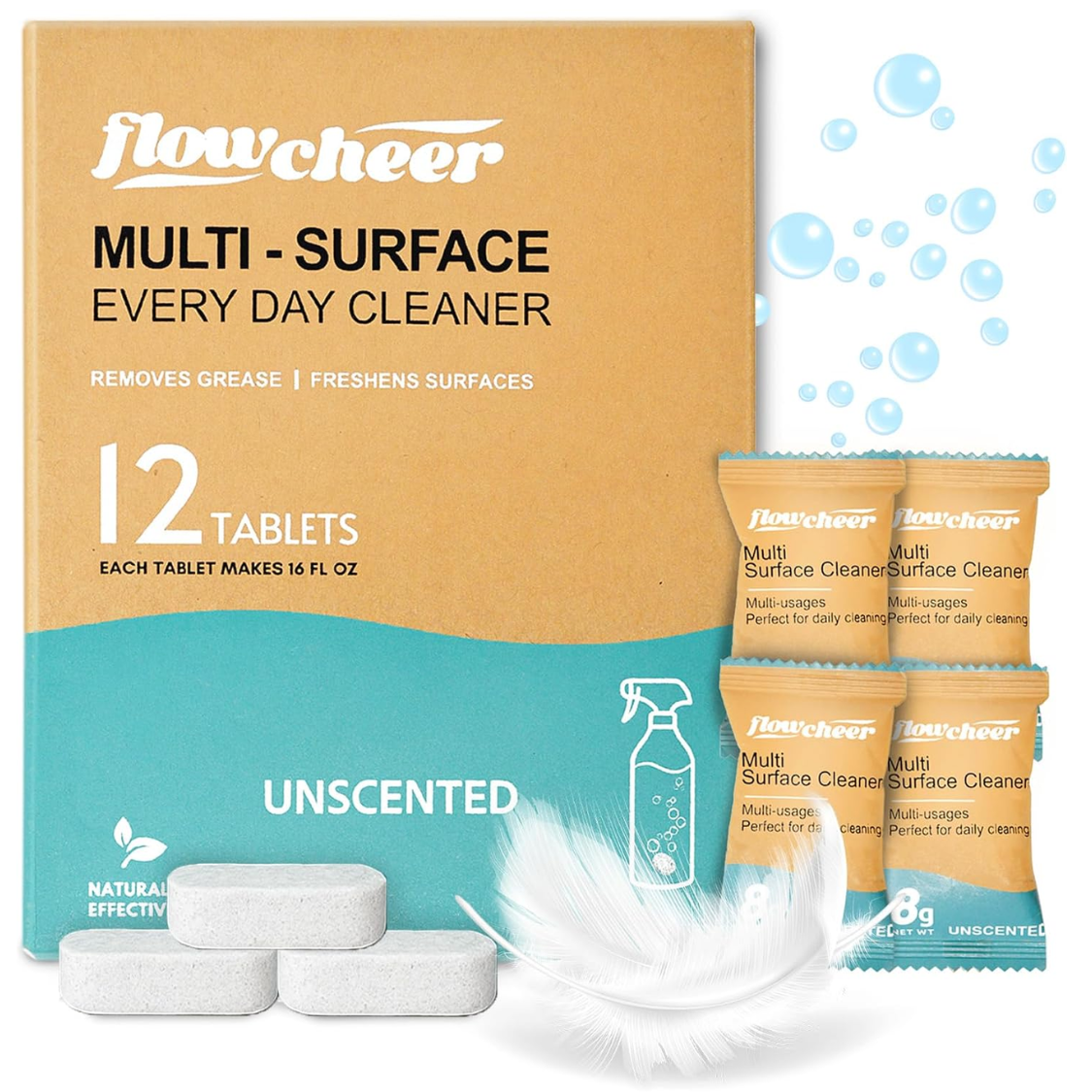 Main product image of Multi-Surface Cleaner Refill Tablets, 12-Pack, Makes 192 fl oz