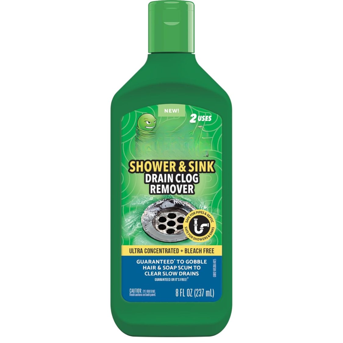 Main product image of Drain Clog Remover, Dissolves Hair, Grease, Soap, Pipe & Septic Safe
