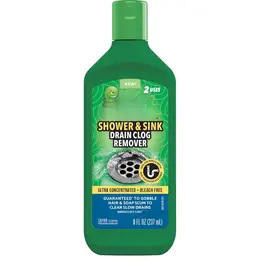 Product image of Drain Clog Remover, Dissolves Hair, Grease, Soap, Pipe & Septic Safe