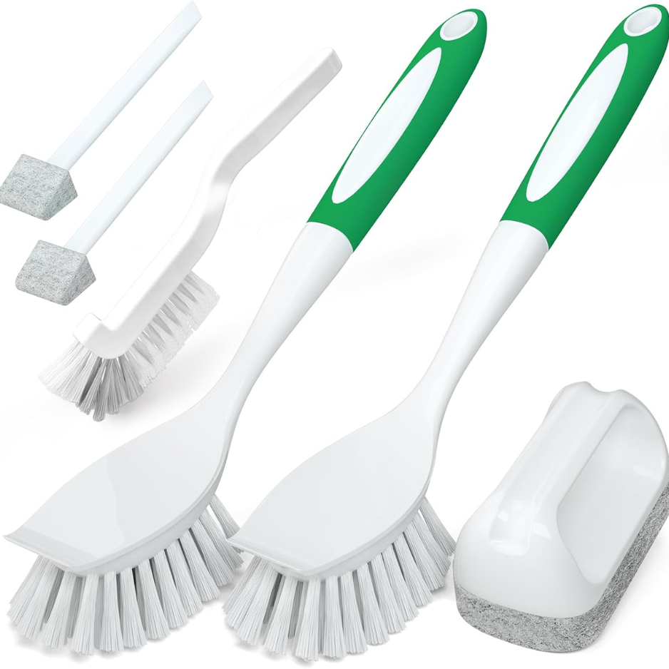 Main product image of Holikme Dish Brush Set for Kitchenware and Groove Cleaning