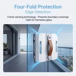 Product image of 3500PA Window Cleaning Robot, Dual Water Spray, Anti-Fall