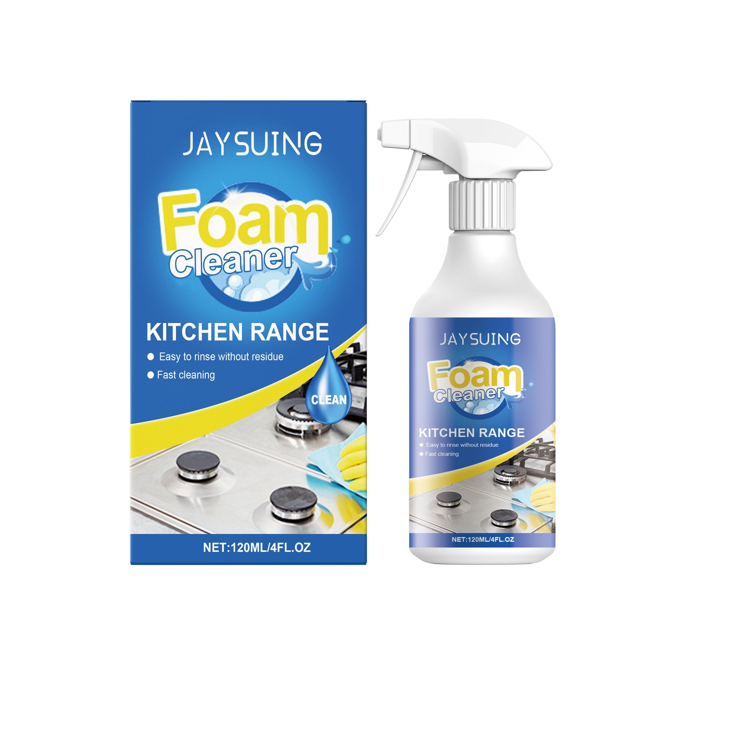 Main product image of JAYSUING Stovetop Foam Cleaner Spray, 120 ml