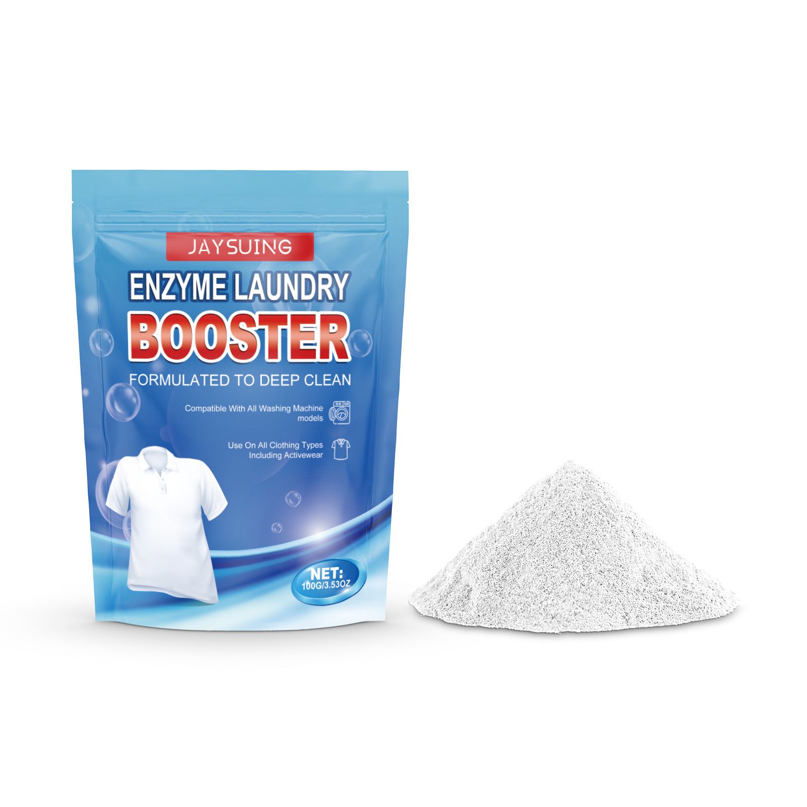 Main product image of JAYSUING Enzyme Laundry Booster Powder, 100g, 1 Pack
