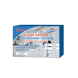 Product image of JAKEHOE Active Oxygen Cleaning Tablets, 10 Pieces