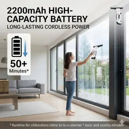 Product image of Cordless Rechargeable Window Vacuum Cleaner
