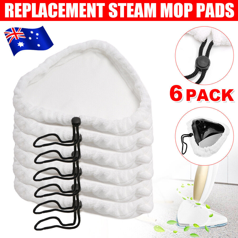 Main product image of 6-Pack Microfiber Replacement Pads for H2O Steam Mop