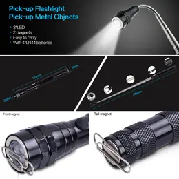 Product image of Aluminum Alloy Telescopic Rotating LED Work Light with Magnetic Pickup