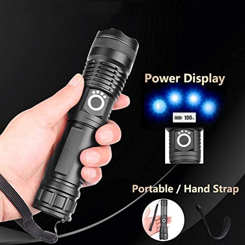 Main product image of LED Telescopic Zoom USB Charging Outdoor Searchlight