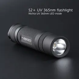 Product image of 365nm Ultraviolet UVA LED Flashlight, Nichia 276A Emitter