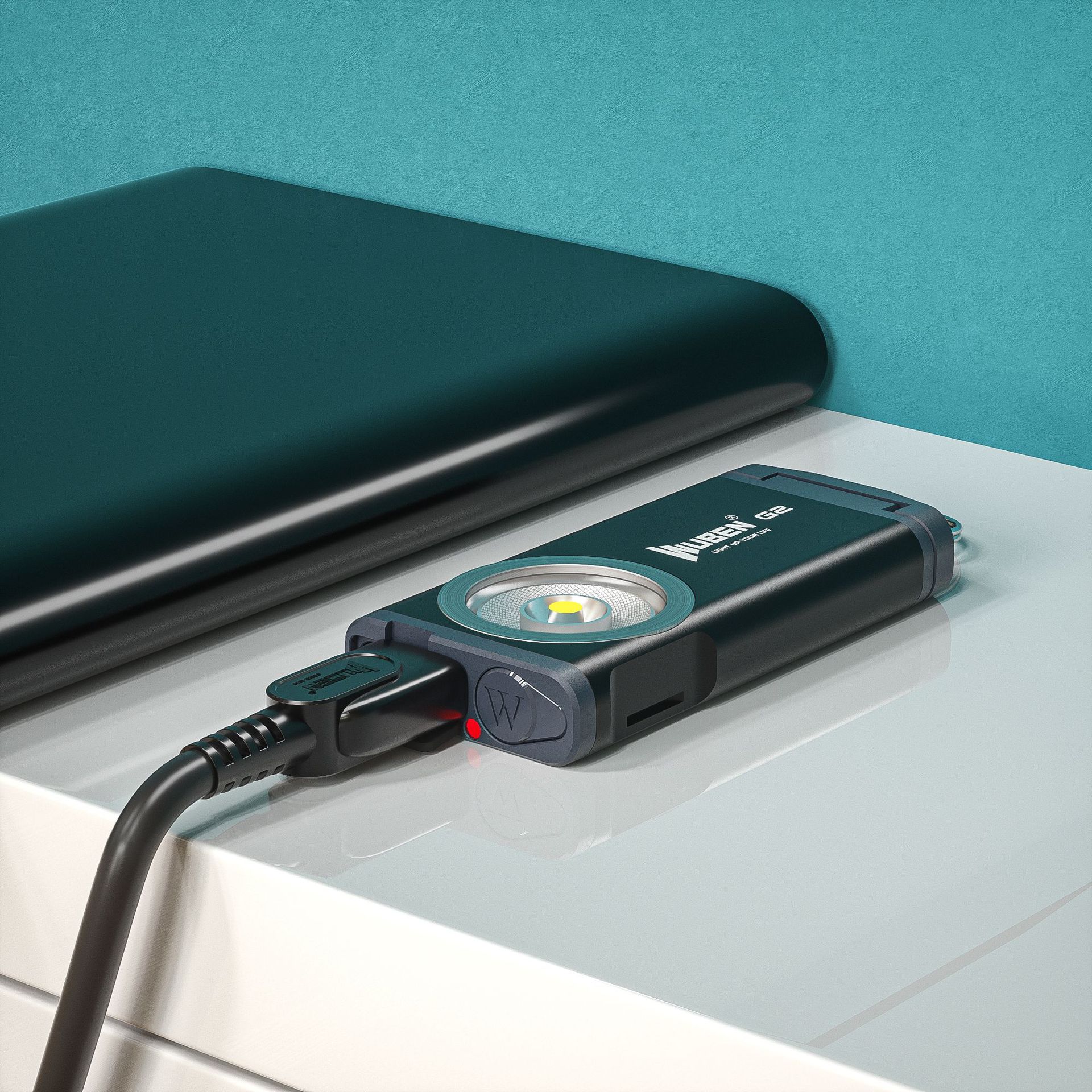 Main product image of G2 Rechargeable LED Keychain Flashlight for Portable Use