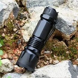 Product image of Mini LED Rechargeable Telescopic Zoom Flashlight