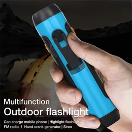 Product image of Rechargeable Emergency Flashlight with FM Radio and Alarm