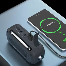 Product image of Hand-Crank Emergency Radio, Phone Charger, and LED Light