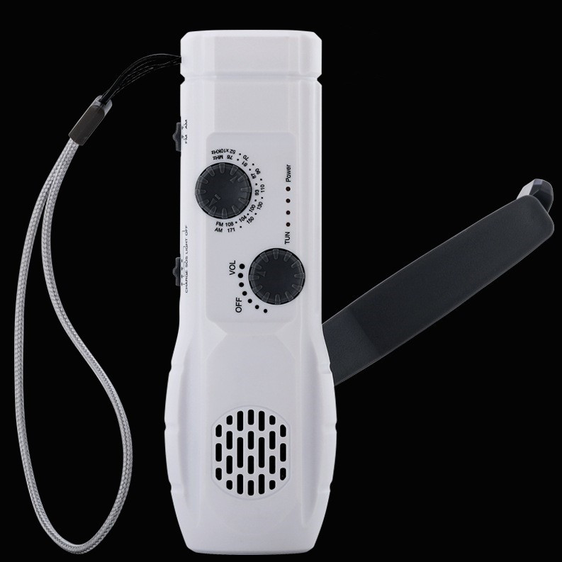 Main product image of Hand-cranked Flashlight Radio with Emergency Phone Charger