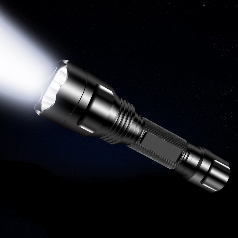 Main product image of Aluminum Alloy Rechargeable Fixed Focus Waterproof LED Flashlight