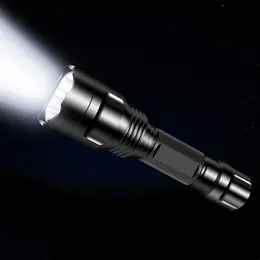 Product image of Aluminum Alloy Rechargeable Fixed Focus Waterproof LED Flashlight