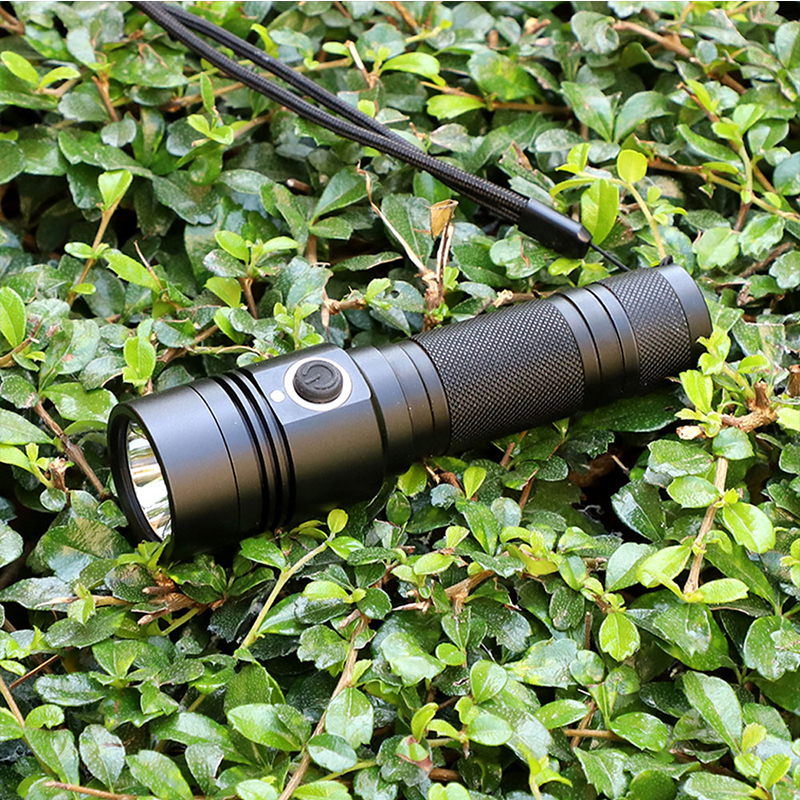 Main product image of Aluminum Alloy USB Rechargeable Flashlight