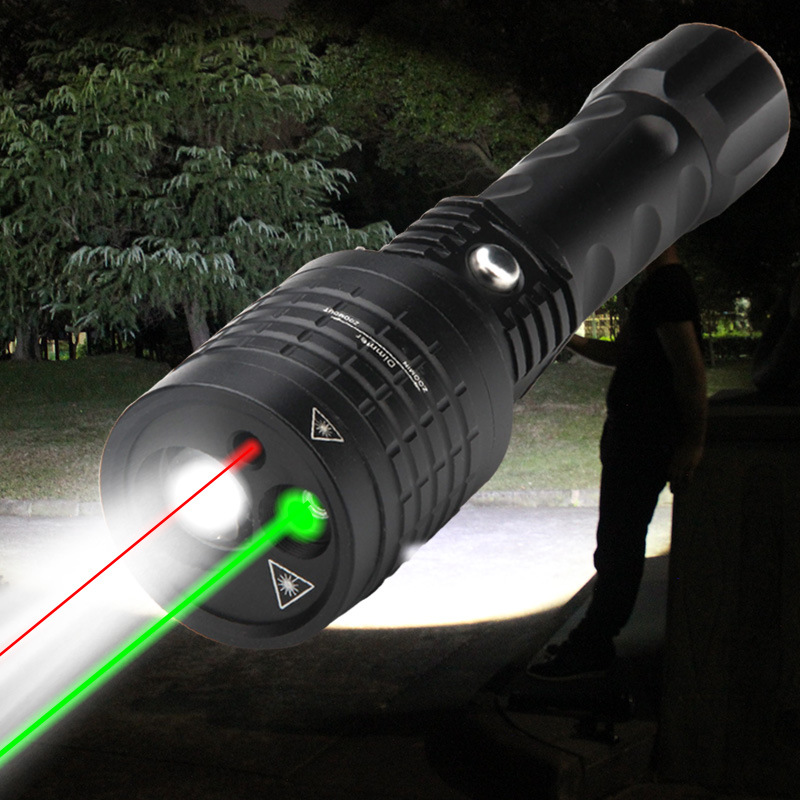 Main product image of Outdoor Green LED Multi-Function Flashlight