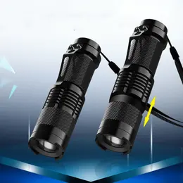 Product image of Purple Focusing LED Flashlight with Adjustable Beam