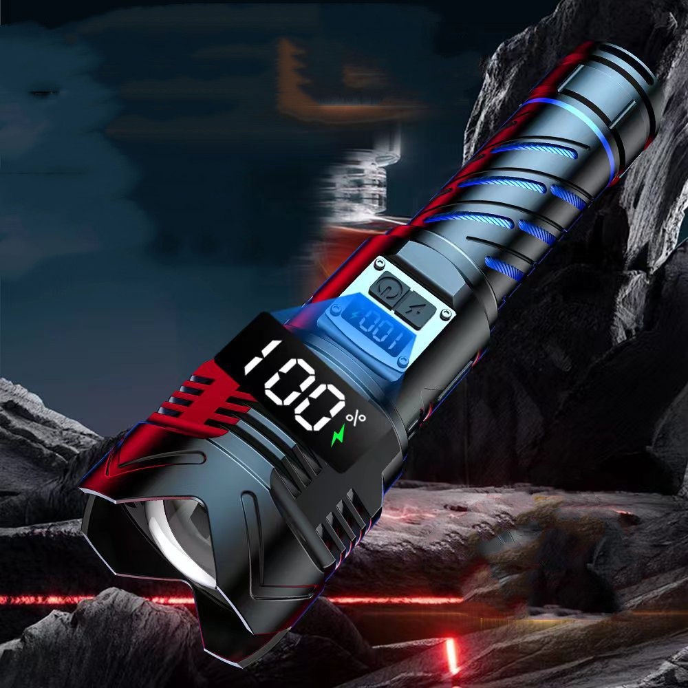 Main product image of Aluminum Alloy Zoom Digital Display Flashlight