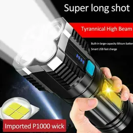 Product image of USB Rechargeable LED Flashlight, Quad-Core