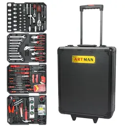 Product image of Black Rolling Toolbox with Four-Layer Storage