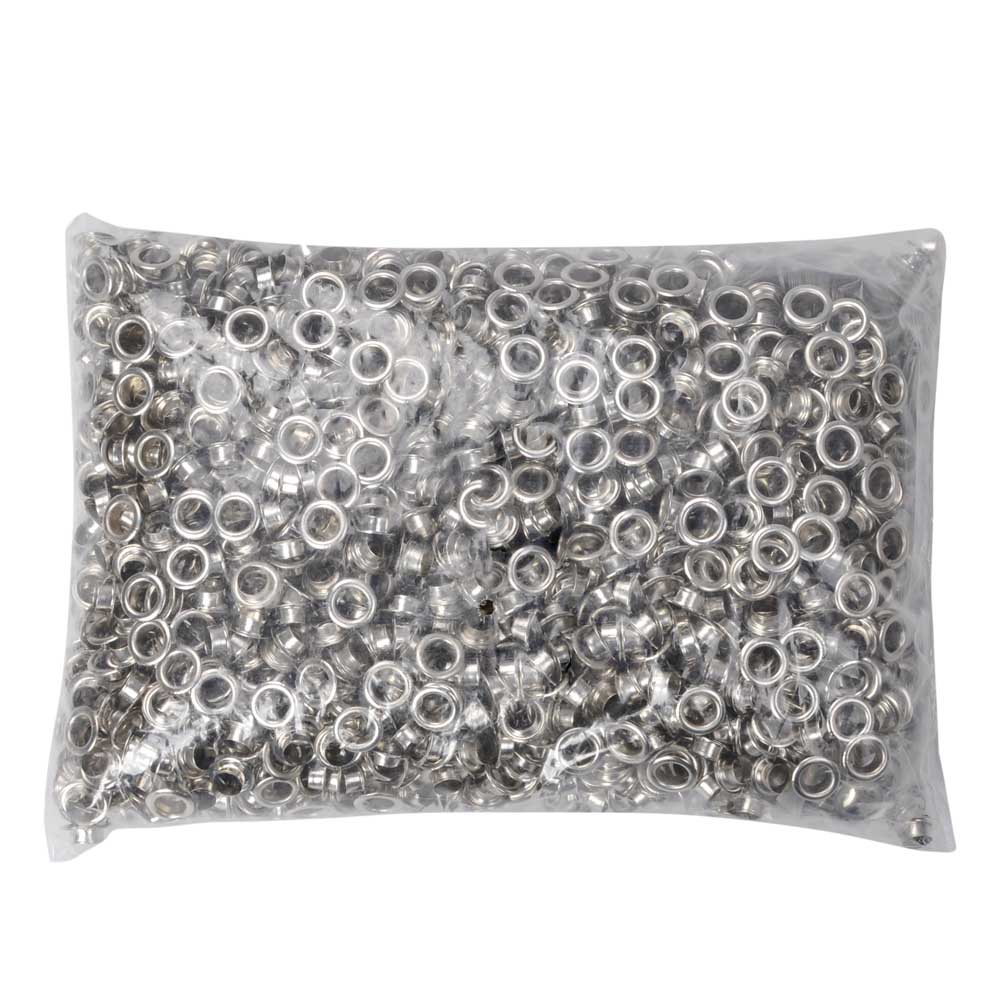 Main product image of 2000 Piece Size 0 Nickel Plated Brass Grommets for Tarps and Canvas
