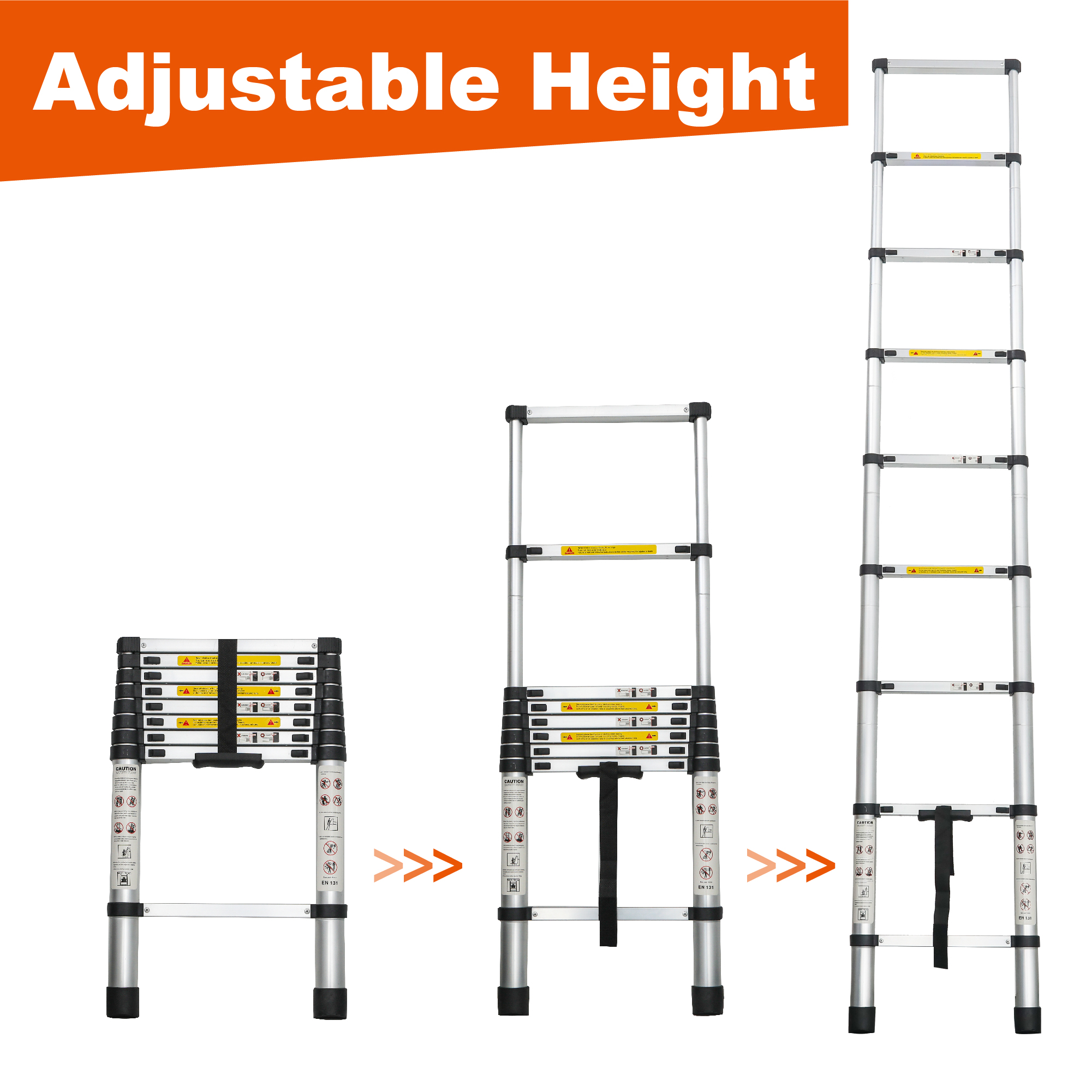 Main product image of Aluminum Telescoping Ladder For Outdoor Work