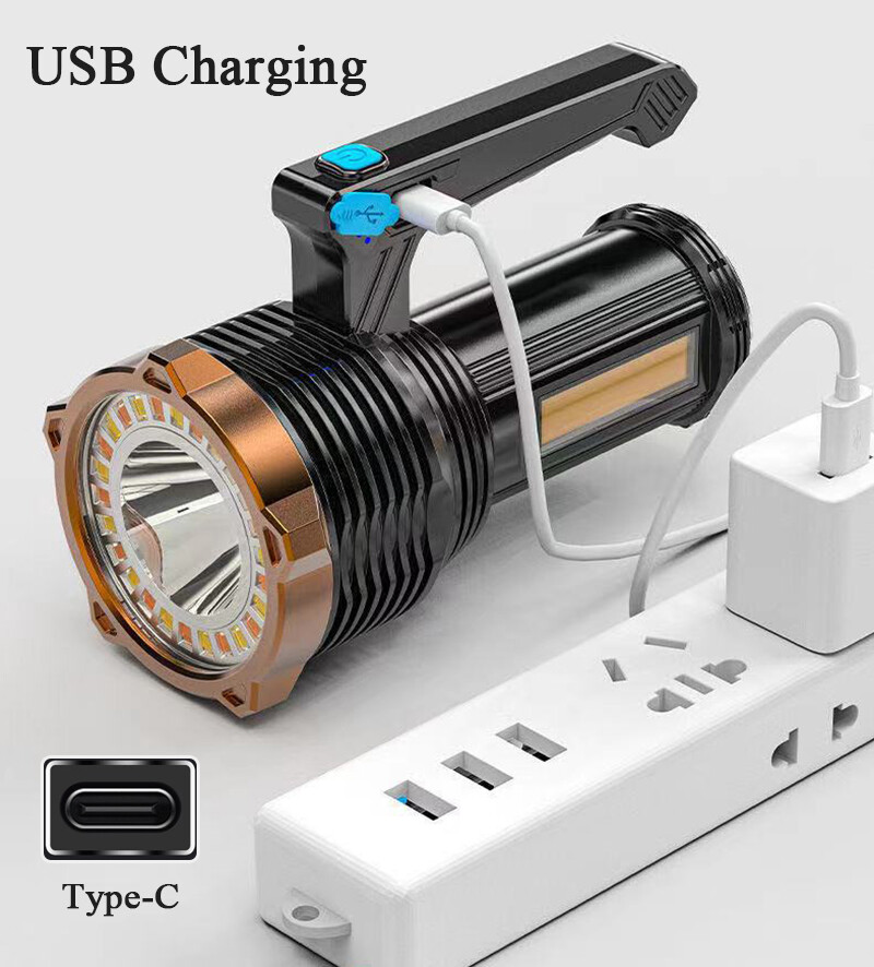 Main product image of COB LED Work Light, USB Rechargeable Flashlight and Spotlight