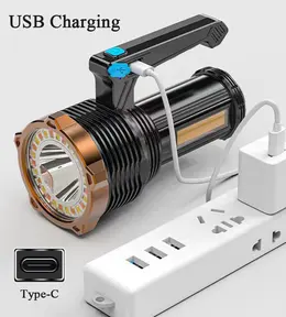 Product image of COB LED Work Light, USB Rechargeable Flashlight and Spotlight