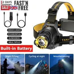 Product image of Rechargeable LED Zoom Headlamp, 3 Light Modes
