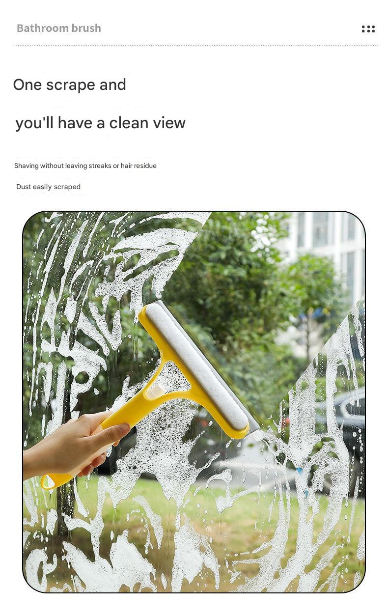 Main product image of 3-in-1 Glass Cleaning Tool with Squeegee and Scraper