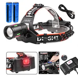 Product image of USB Rechargeable LED Headlamp, Zoom, 3 Modes, with 2 Li-ion Batteries