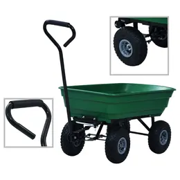 Product image of Utility Tipping Cart, 75 Liter Capacity, for Garden and Yard Material Transport