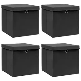 Product image of Storage Boxes with Lids, 4-Piece Set for General Purpose Storage