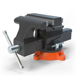 Product image of Bench Vise, Jaw 16.5 cm, Front Opening 16.5 cm, Reverse 23.6 cm, Rotating Base
