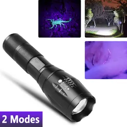 Product image of 2-in-1 Zoomable LED Flashlight, UV & White Light, TK & TMEU