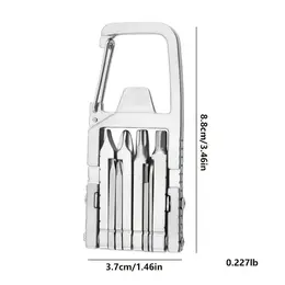 Product image of 13-in-1 Stainless Steel Multi-tool with Phone Holder, Bottle Opener, Screwdriver, Knife
