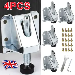 Product image of M10 Height Adjustable Levelling Feet with Lock Nut, 4-Pack