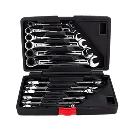 Product image of 12-Piece Ratcheting Combination Wrench Set for General Maintenance