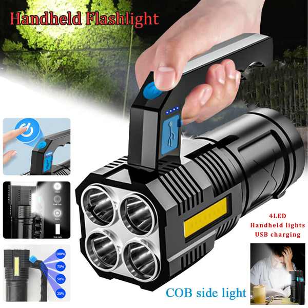 Main product image of USB Rechargeable Handheld LED Spotlight Work Light