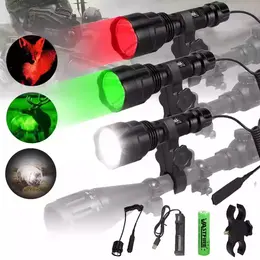 Product image of C8 Flashlight, Multi-Color LED, Green, Red, White Light Output