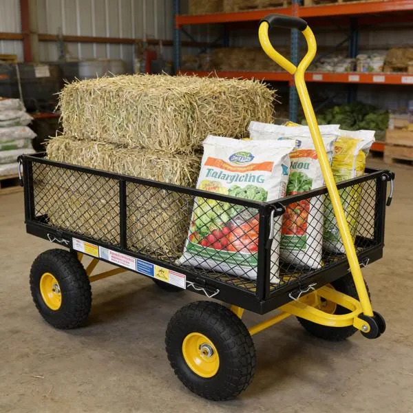Main product image of Heavy-Duty Garden Wagon Cart for Firewood and Material Transport