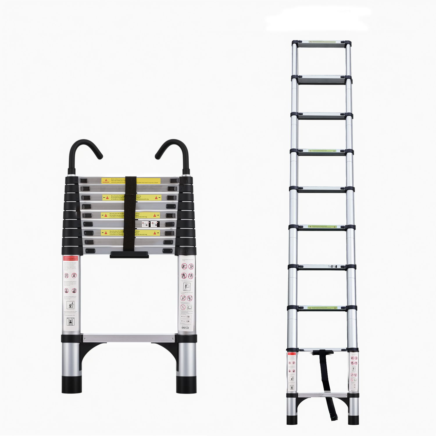 Main product image of Aluminum Telescopic Ladder, Adjustable Height