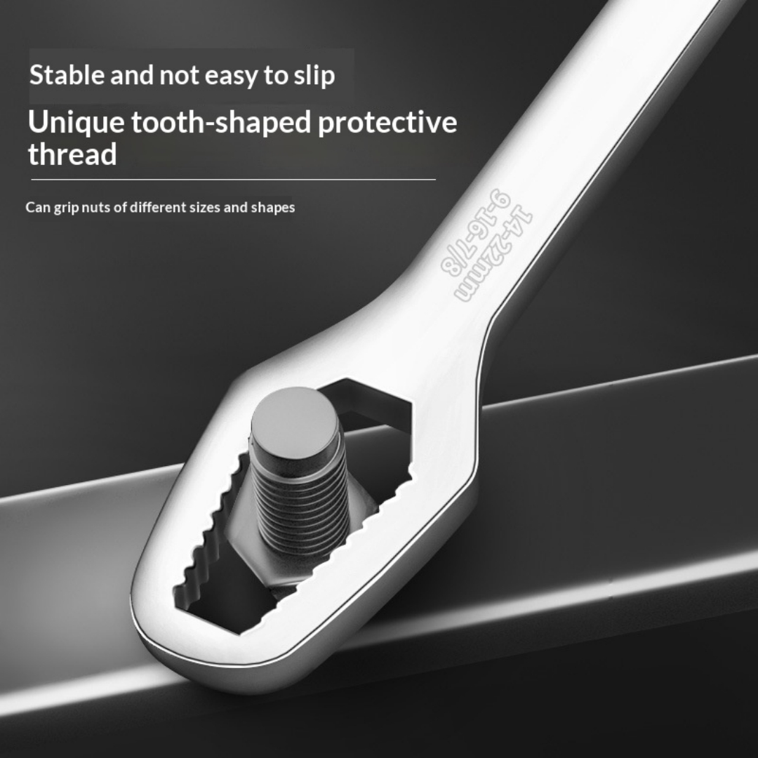 Main product image of Dual Head Self-Tightening Adjustable Wrench