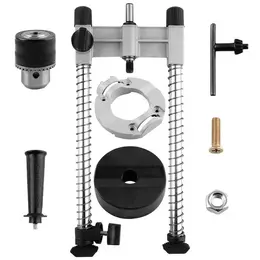 Product image of Electric Drill Stand, Vertical Drilling, Mobile Base, Aluminum & Steel, No Power